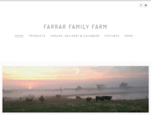 Tablet Screenshot of farrarfamilyfarmkc.com